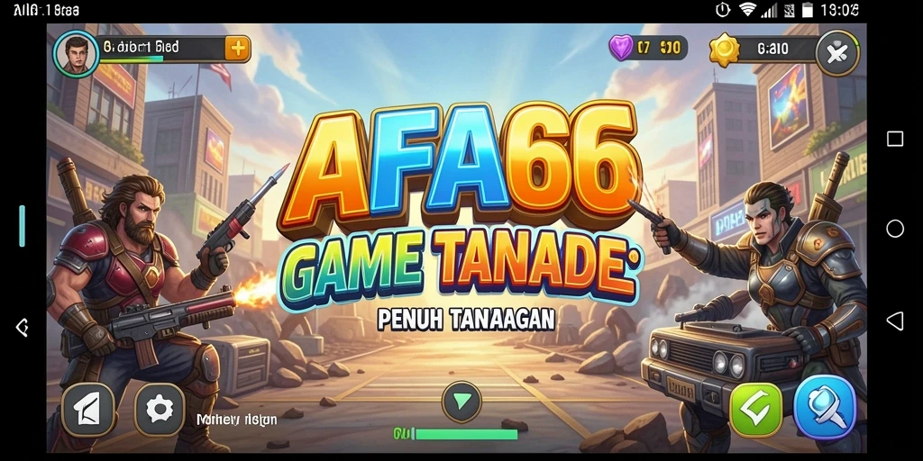 Screenshot utama AIFA66 menampilkan gameplay penuh aksi dan tantangan.