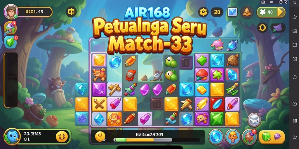 Tampilan gameplay AIR168 yang menarik dan penuh warna.