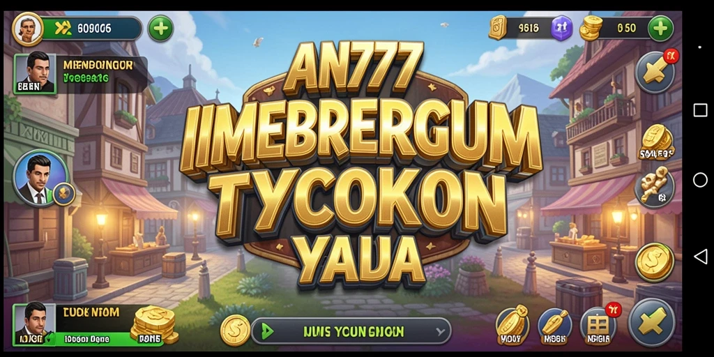 Screenshot gameplay AN777 yang menunjukkan pembangunan bisnis Tycoon.