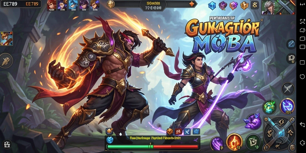 Tampilan gameplay seru dalam pertempuran strategis di EE789.