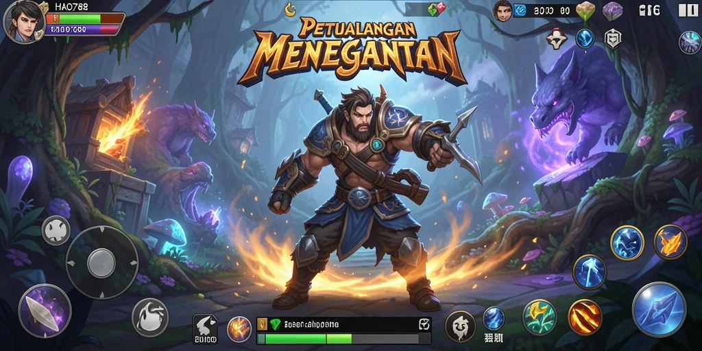 Tangkapan layar utama HAO788 menampilkan aksi pertarungan yang mendebarkan.