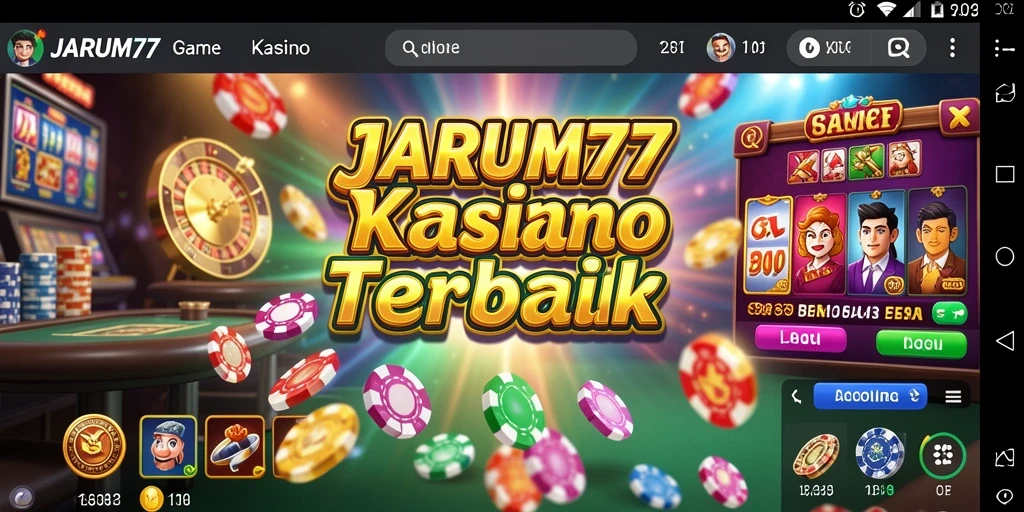 Screenshot permainan JARUM77 memperlihatkan aksi seru dalam permainan Kasino.