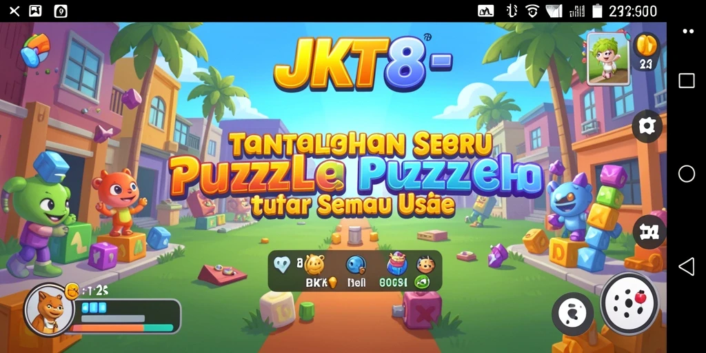 Gameplay JKT8 yang menantang dan menarik perhatian.