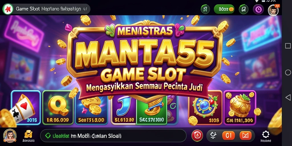 Tampilan gameplay Slot yang mengasyikkan di MANTRA55.
