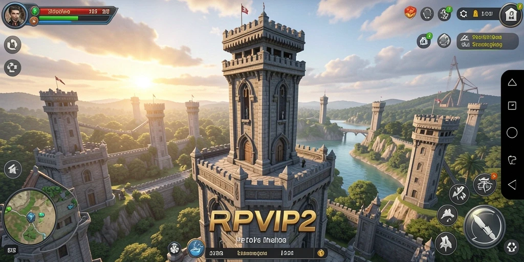 Tampilan gameplay RPVIP2 yang menggugah semangat Tower Defense.